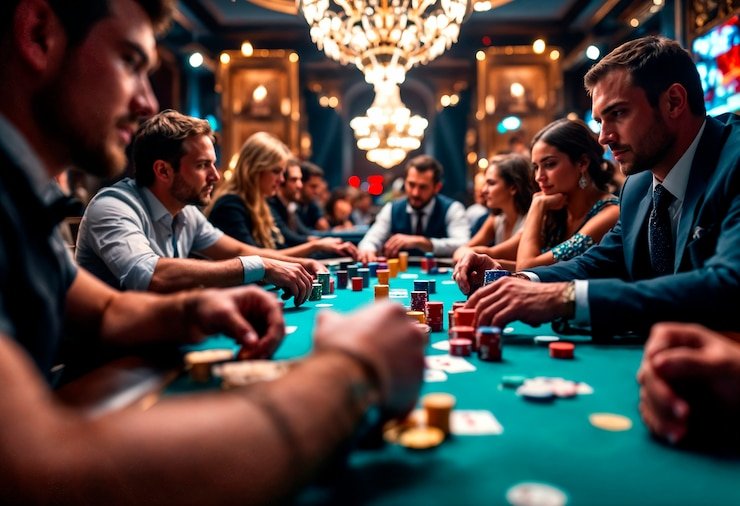 Kontrol taruhan dan tombol permainan Lightning Baccarat yang dioptimalkan untuk layar sentuh
